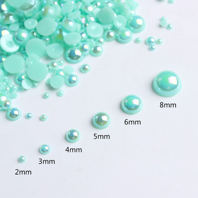 100 komada Punk srebrni biserni ukrasi za nokte 3D gotički dizajn Tamni kamenčići za nokte Natprirodni savjeti za manikuru Potrepštine za ukrašavanje noktiju