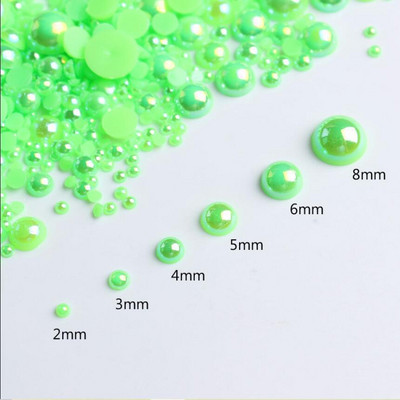 100 komada Punk srebrni biserni ukrasi za nokte 3D gotički dizajn Tamni kamenčići za nokte Natprirodni savjeti za manikuru Potrepštine za ukrašavanje noktiju