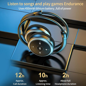Bluetooth-съвместими слушалки Спортни слушалки Fone De Ouvido Водоустойчиви слушалки Външни слушалки за Iphone Бягане Колоездене
