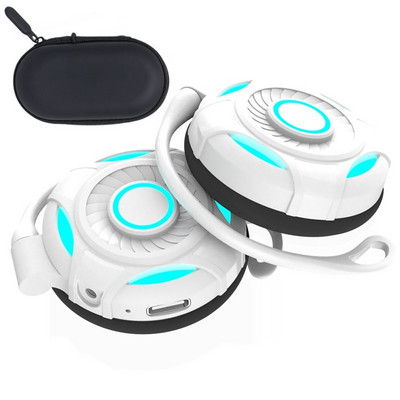 Căști sport fără fir compatibile cu Bluetooth TWS Control tactil Fone De Ouvido Căști de jocuri cu LED colorate pentru alergare Ciclism