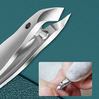 Двустранен тример за кожички Избутвач за кожички Професионални аксесоари за нокти Средство за отстраняване на мъртва кожа Ножици Пинсети Инструменти за маникюр