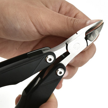 Нова сгъваема ножица за нокти Здрави твърди нокти на пръстите на краката Машинка за премахване на пила за нокти 3 в 1 Инструменти за маникюр Тример за врастнали нокти