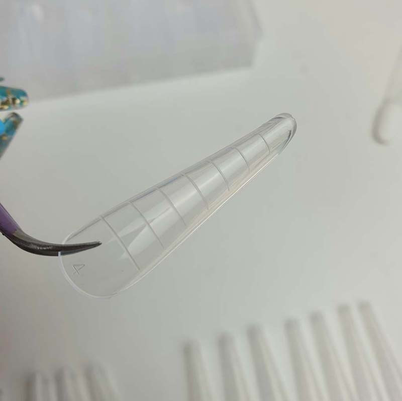 60 vnt. rusiškų nagų formų greito priauginimo nagų antgalių sistema polių UV nagų formavimo priemonė GEL Akrilo dekoravimo meno formos formos klipas