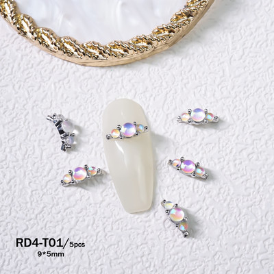 10 komada planeta šarm za nokte legura nakit luksuzni dijamanti dijelovi za nokte dragulji kamenje kristalna umjetnost diy dekoracija kamenčići manikura