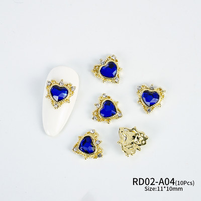 10 komada planeta šarm za nokte legura nakit luksuzni dijamanti dijelovi za nokte dragulji kamenje kristalna umjetnost diy dekoracija kamenčići manikura