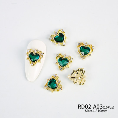 10 komada planeta šarm za nokte legura nakit luksuzni dijamanti dijelovi za nokte dragulji kamenje kristalna umjetnost diy dekoracija kamenčići manikura