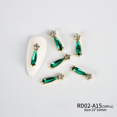 10 komada planeta šarm za nokte legura nakit luksuzni dijamanti dijelovi za nokte dragulji kamenje kristalna umjetnost diy dekoracija kamenčići manikura