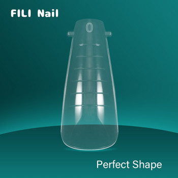 FILI Professional Top Forms For Nail Extensions Manicure Διπλής μορφής Fase Nail Building System Tips Ακρυλικά καλούπια UV Gel