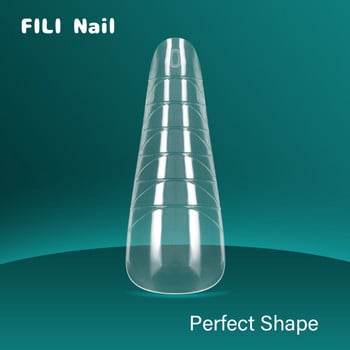 FILI Professional Top Forms For Nail Extensions Manicure Διπλής μορφής Fase Nail Building System Tips Ακρυλικά καλούπια UV Gel