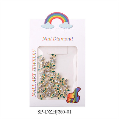 20 ks/sada 3D zliatina s lesklými kamienkami, kovové červené čerešňové zdobenie nechtov, mini prívesok, luxusný klenot, manikúra, DIY príslušenstvo