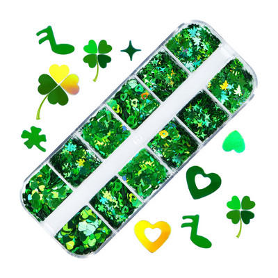 Sirena Nail Art Šljokice Svjetlucavi šareni ukras od pahuljica za DIY pribor za manikuru Potrošni materijal za nokte u prahu za profesionalce