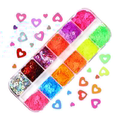 Sirena Nail Art Šljokice Svjetlucavi šareni ukras od pahuljica za DIY pribor za manikuru Potrošni materijal za nokte u prahu za profesionalce