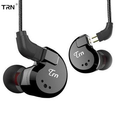 TRN V80 2BA+2DD Hybrid In Earphone HIFI DJ Monitor Running Sport Earphone Earplug Headset with 2PIN Αποσπώμενο V90\BA5\T3\ST