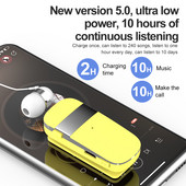 A legjobb új K53 Mini vezeték nélküli Bluetooth fülhallgató hívás emlékeztető vibrációs sport fejhallgató csíptetős fejhallgató PK F990 F910 F920
