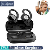 Νέο Ασύρματο ακουστικό Simulate Bone Conduction Bluetooth 5.3 HIFI Bass Sport Ακουστικό με μείωση θορύβου ανώδυνης φθοράς