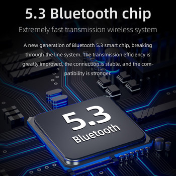 Нови безжични слушалки със симулация на костна проводимост Bluetooth 5.3 HIFI Bass Sport Earphone Noise Reduction Painless Wear Headset