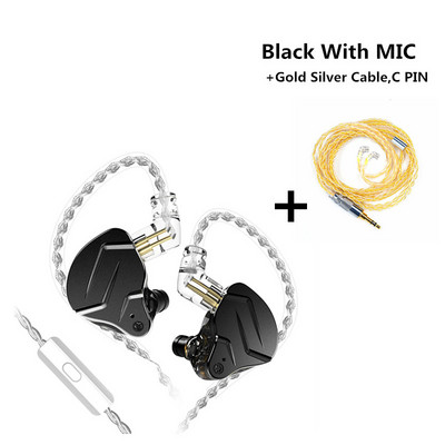 NOVO KZ ZSN PRO X 1DD 1BA HIFI Metalne slušalice za uho Hybrid Drive Bass Earbud Sportske slušalice s poništavanjem buke KZ ZSX ZS10 PRO ZSTX