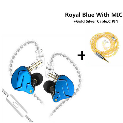 NOVO KZ ZSN PRO X 1DD 1BA HIFI Metalne slušalice za uho Hybrid Drive Bass Earbud Sportske slušalice s poništavanjem buke KZ ZSX ZS10 PRO ZSTX