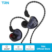 TRN V90 Austiņas 4BA +1DD Metāla austiņas Hibrīda vienības HIFI Bass Austiņas Monitors Austiņas Trokšņu slāpēšanas TRN MT1 T200 V80 T2