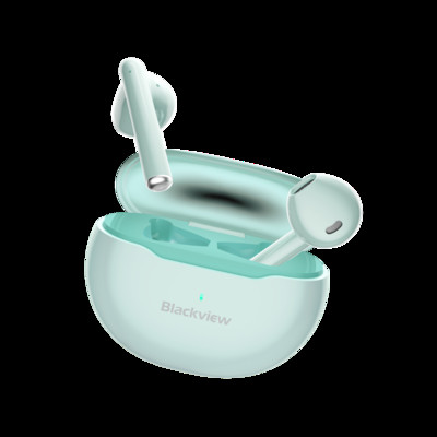 Blackview Airbuds 6 New TWS Wireless Earphone Bluetooth 5.3 Stereo Bass Earbuds Hedset Touch Control with Mic Headphones