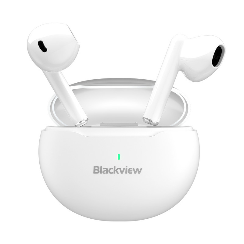 Blackview Airbuds 6 New TWS Wireless Earphone Bluetooth 5.3 Stereo Bass Earbuds Hedset Touch Control with Mic Headphones
