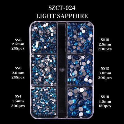 6 grile/cutie Nail Art profesional din oțel inoxidabil Mini auriu și argintiu Rose Gold Metal Mini caviar margele pentru unghii Decor 3D DIY