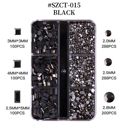 6 grile/cutie Nail Art profesional din oțel inoxidabil Mini auriu și argintiu Rose Gold Metal Mini caviar margele pentru unghii Decor 3D DIY