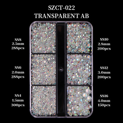 6 grile/cutie Nail Art profesional din oțel inoxidabil Mini auriu și argintiu Rose Gold Metal Mini caviar margele pentru unghii Decor 3D DIY