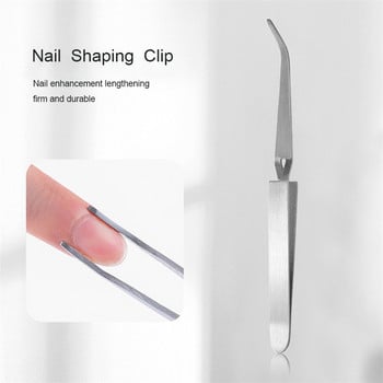 Aokitec Cross Nail Clip Πολυλειτουργικό ανοξείδωτο ατσάλι τσιμπιδάκια διαμόρφωσης νυχιών Nipper Εργαλείο μανικιούρ Κλιπ Εργαλεία Rhinestone