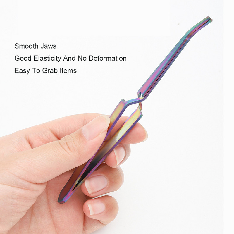 Aokitec križna kopča za nokte Višenamjenska pinceta za oblikovanje noktiju od nehrđajućeg čelika Nipper Stezaljke za alate za manikuru Alati s kamenčićima