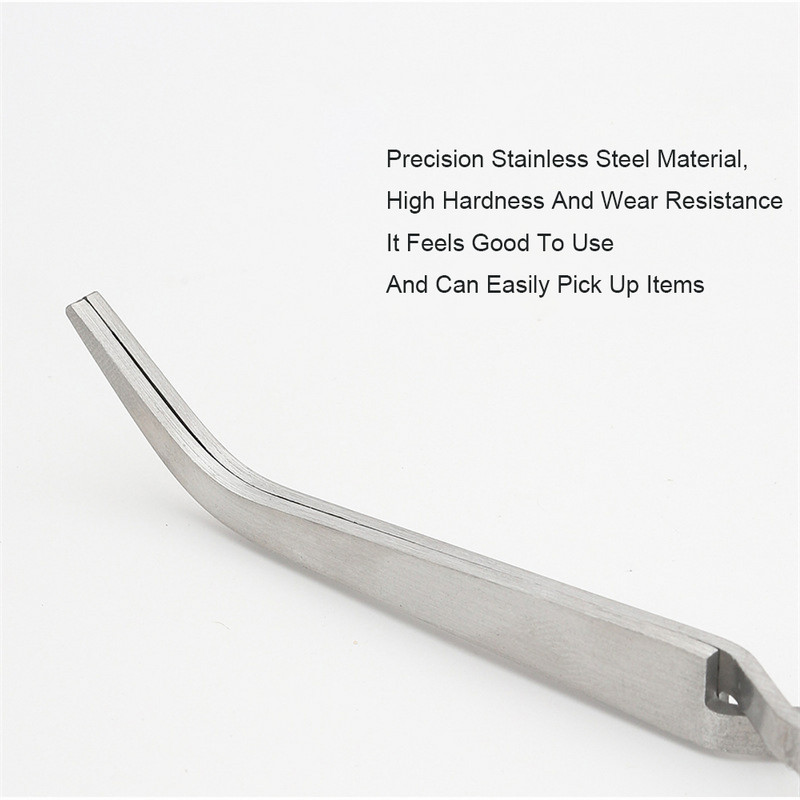 Aokitec križna kopča za nokte Višenamjenska pinceta za oblikovanje noktiju od nehrđajućeg čelika Nipper Stezaljke za alate za manikuru Alati s kamenčićima