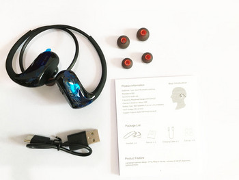 Dacom G93 Спортни безжични Bluetooth слушалки IPX7 Водоустойчиви бас стерео слушалки 20 часа време за възпроизвеждане Работи с микрофон AAC кодеци