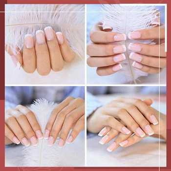 Професионално ръководство за тример за акрилни нокти Pro French Nail Tips Model Pink Nail Art Edge Фреза за френски маникюр Nail Art Tool