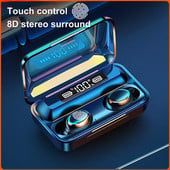 F9-5 TWS slúchadlá Bluetooth 5.1 bezdrôtové slúchadlá Hifi 9D stereo športové vodotesné slúchadlá do uší s mikrofónom