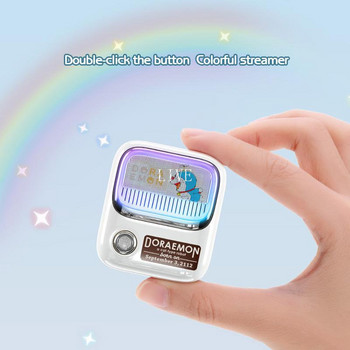 Безжични слушалки Rock Doraemon с Bluetooth 5.0, стерео аудио устройство, елиминиране на шума, сензорна интелигентност