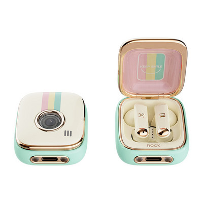 Rock Doraemon bežične slušalice s Bluetooth 5.0, stereo audio uređajem, eliminacijom buke, inteligencijom dodira