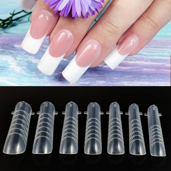 120Pcs Mix Set Nail Art Dual Form For Poly Nail Gel X Quick Building Nails Extension Mold Εργαλεία μανικιούρ Ψεύτικα νύχια Top Forms