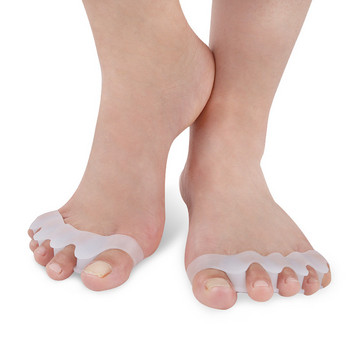 20/100 τμχ Προστατευτικό δακτύλων από σιλικόνη Διαχωριστικά δακτύλων ποδιών Φορεία ίσιωμα Bunion Protector Pain Relief Foot Care