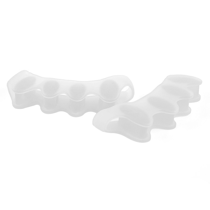 20/100db Szilikon Ujjvédő Lábujjleválasztók Hordágyak Hajegyenesítő Bunion Protector Fájdalomcsillapító Lábápoló