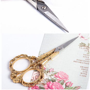 Εργαλείο μανικιούρ με ψαλίδι νεκρού δέρματος από ανοξείδωτο ατσάλι Προεπεξεργασίας ρωσικού στυλ Classic European Retro Plum Blossom Beauty Scissors