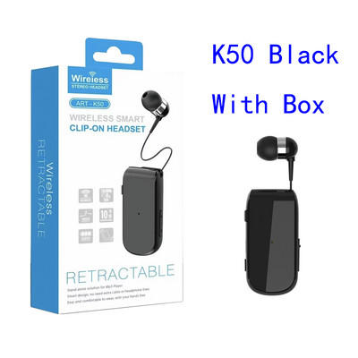 CRTONE K50 vezeték nélküli Bluetooth fejhallgató hívás emlékeztető vibráció sport klip illesztőprogram Auriculares fülhallgató telefonhoz