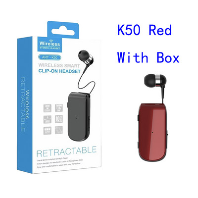 CRTONE K50 vezeték nélküli Bluetooth fejhallgató hívás emlékeztető vibráció sport klip illesztőprogram Auriculares fülhallgató telefonhoz