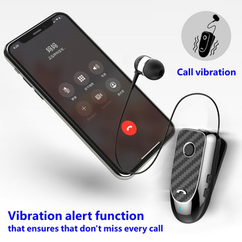 2022 Мини безжични Bluetooth слушалки Слушалки за кола Напомняне за повикване Вибрация Скоба Драйвер Auriculares Слушалки Слушалки за свободни ръце