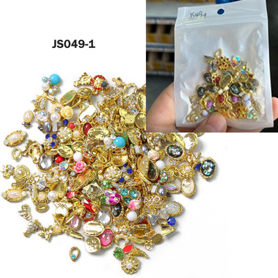 20/50 kom Nova veleprodajna mašna/srce/cvijet mješavina legura za nokte vještački dijamant mješoviti metalni nakit Manikura DIY ukrasi za nokte Nasumično