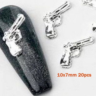 20/50 kom Nova veleprodajna mašna/srce/cvijet mješavina legura za nokte vještački dijamant mješoviti metalni nakit Manikura DIY ukrasi za nokte Nasumično