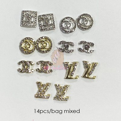 10 komada 3D Kawaii privjesaka Srebrna zvijezda Svjetlucavi ukrasi za nokte Kristalni kamenčići Legura dragulja Luksuzni DIY dodaci za manikuru