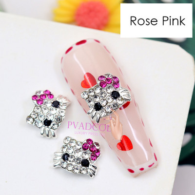 10 komada 3D Kawaii privjesaka Srebrna zvijezda Svjetlucavi ukrasi za nokte Kristalni kamenčići Legura dragulja Luksuzni DIY dodaci za manikuru