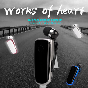 CRTONE K39 Мини преносими безжични Bluetooth слушалки Слушалки за поставяне в ушите Слушалки с вибриращ сигнал за носене Скоба за носене Слушалки за свободни ръце за телефон