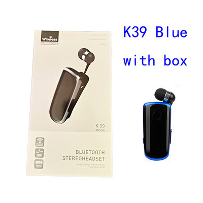 CRTONE K39 Mini prenosné bezdrôtové Bluetooth slúchadlá do uší s vibračným upozornením, klip na nosenie, handsfree slúchadlá pre telefón