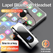 Új akciós K55 Mini Bluetooth Headset BT5.2 Beszélgetési idő 20 óra Hívás Emlékeztető Rezgés Sport Clip Driver Auriculares fülhallgató